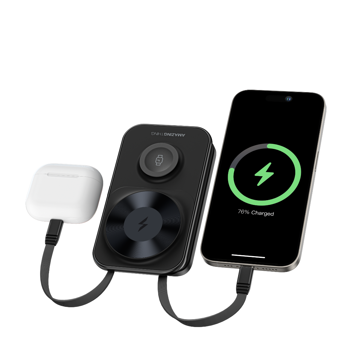 AMAZINGTHING 8000mAh MAGSAFE POWER STATION WITH STAND