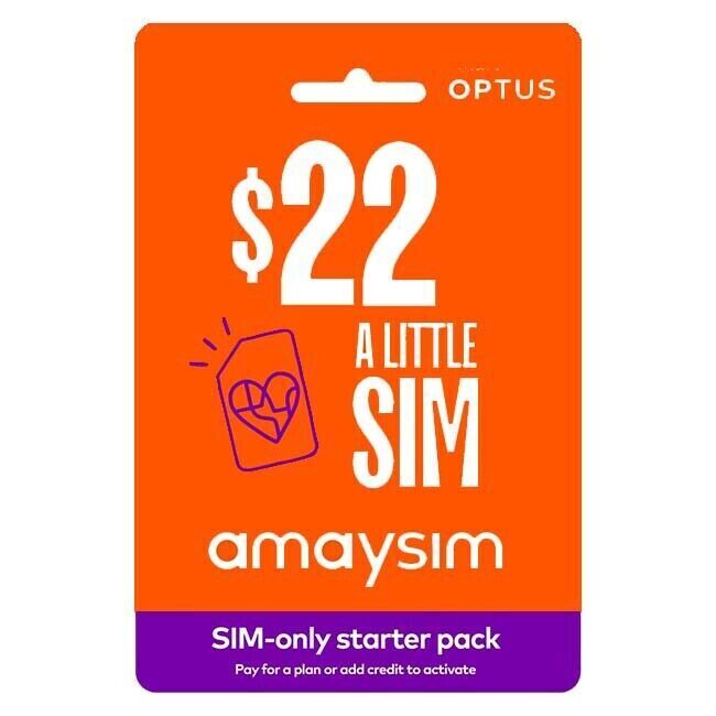 Amaysim Prepaid Sim Card Starter Pack