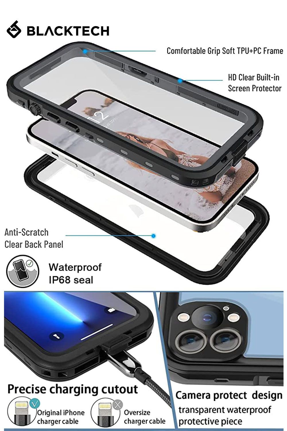 Samsung Galaxy S BLACKTECH Waterproof Case RRP $89