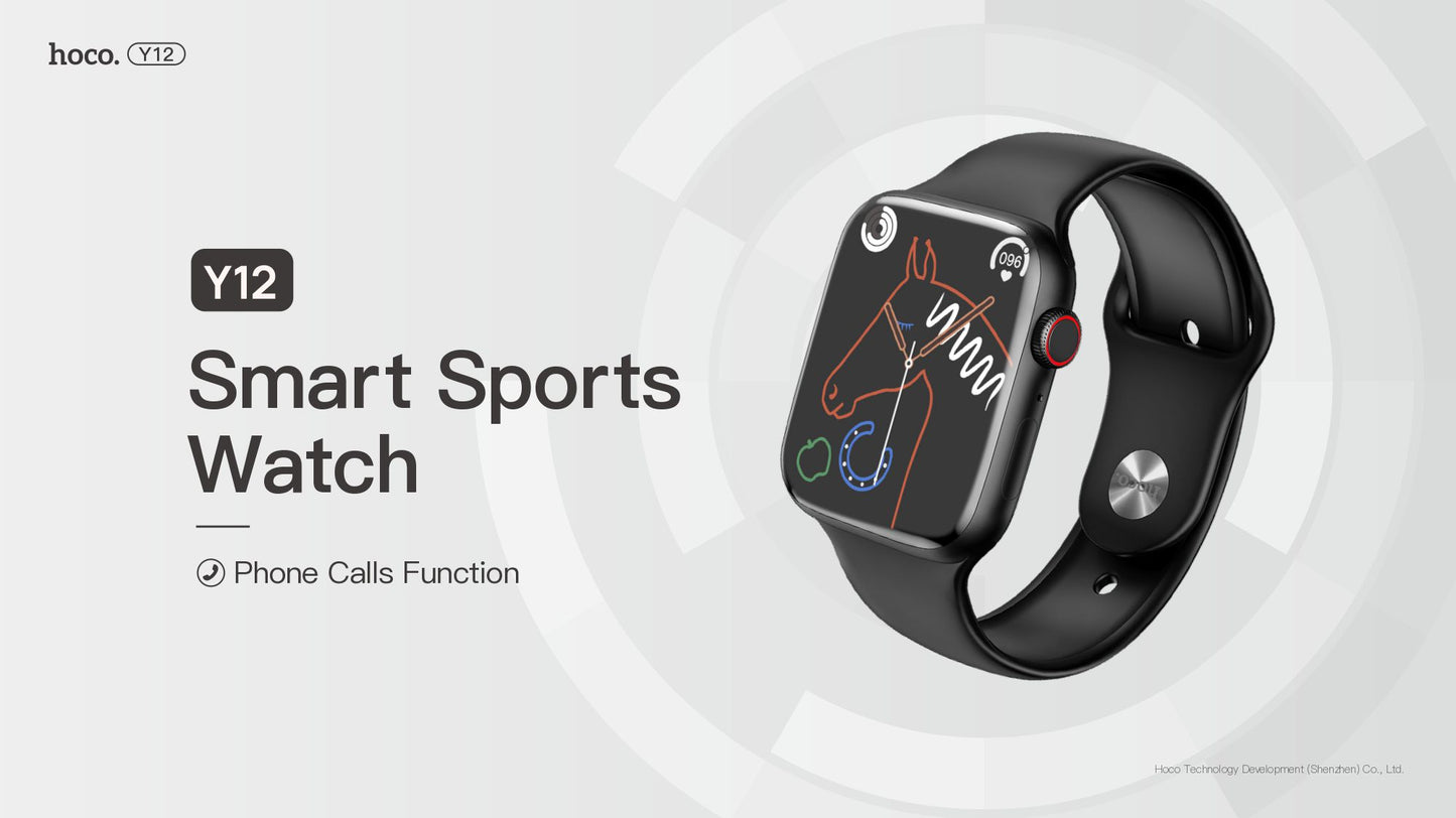Hoco Y12 45mm Smart Sports Watch (Call Version) RRP $129