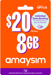 Amaysim Prepaid Sim Card Starter Pack