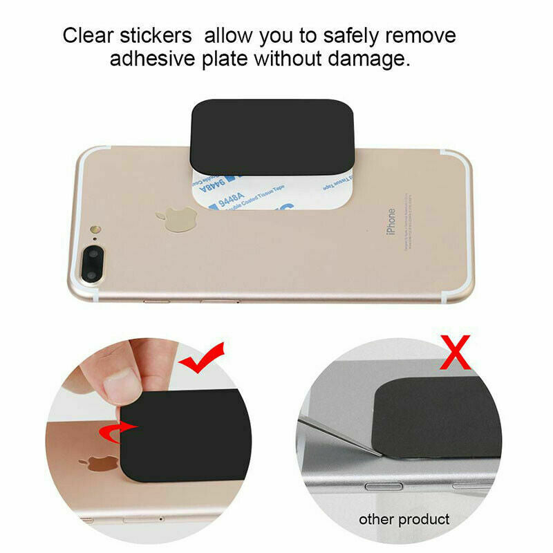 45x65MM Bulk of 10 Extra Large Strong Magnet Magnetic Metal Plate 3M Sticker RRP $5 Each