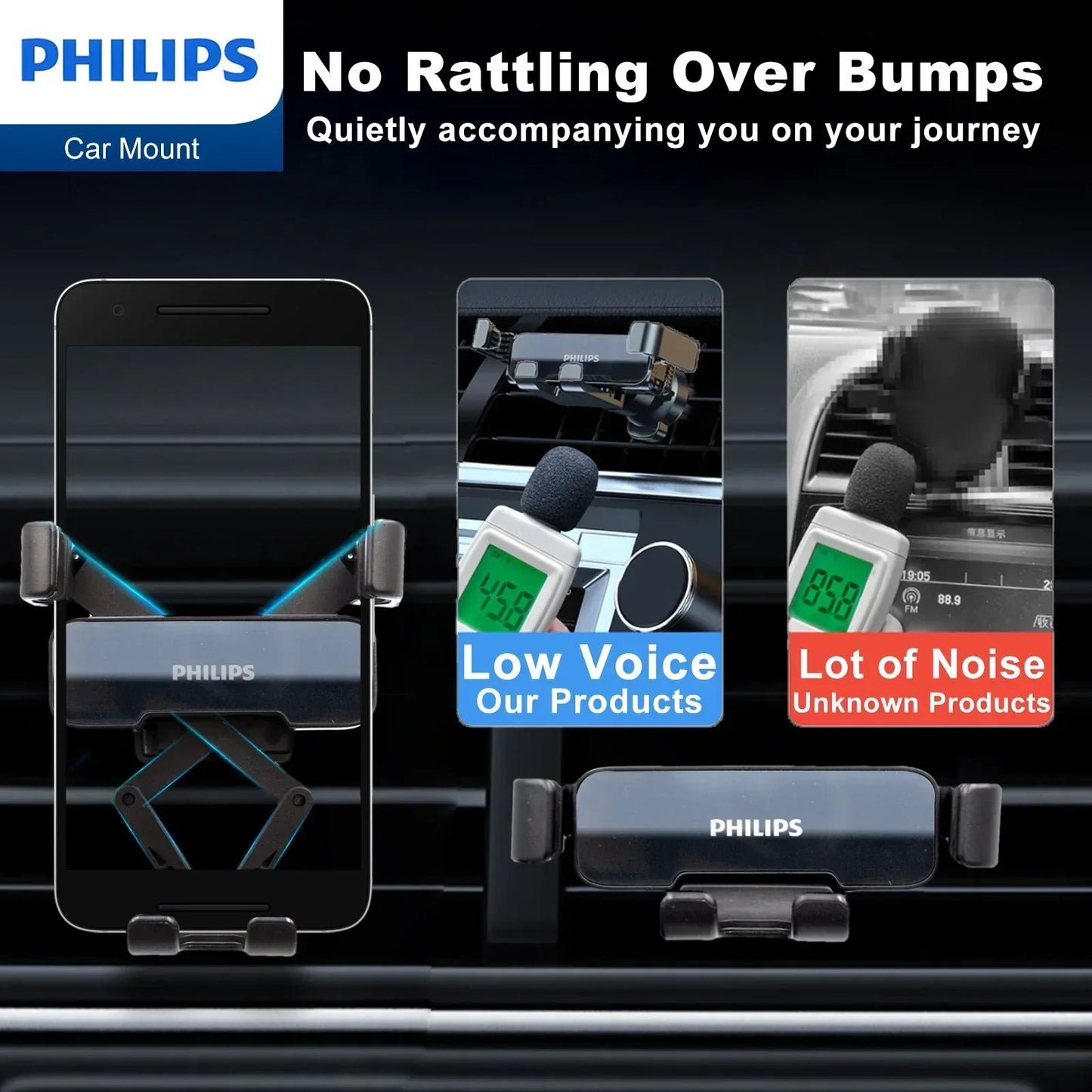 Philips Universal Car Phone Holder (DLK3601) RRP $39