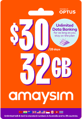 Amaysim Prepaid Sim Card Starter Pack