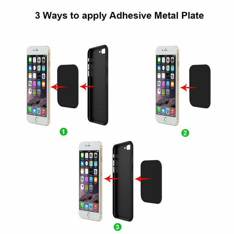 45x65MM Bulk of 10 Extra Large Strong Magnet Magnetic Metal Plate 3M Sticker RRP $5 Each