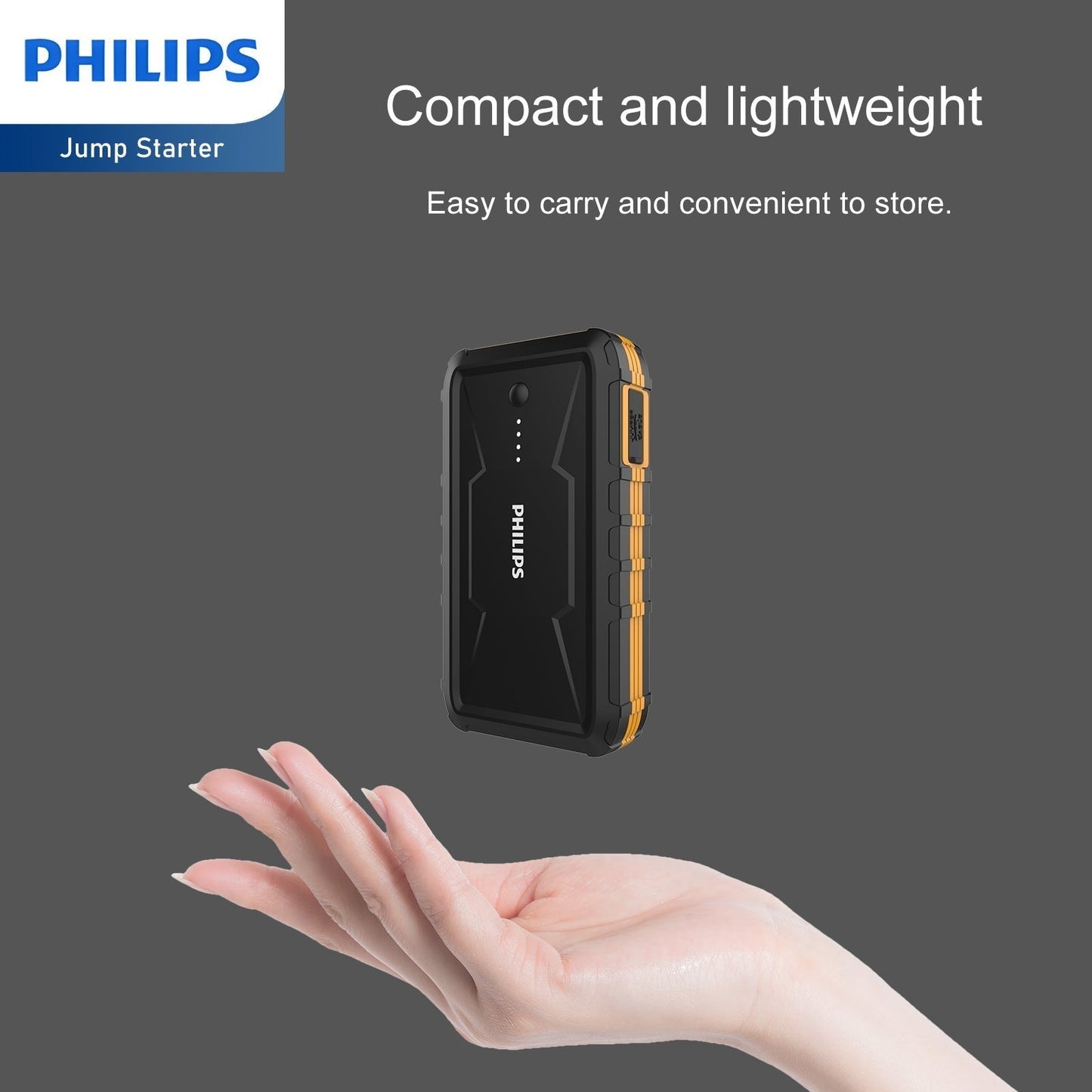 Philips 12000mAh Portable Car Battery Jump Starter (DLP8086NB) RRP $179