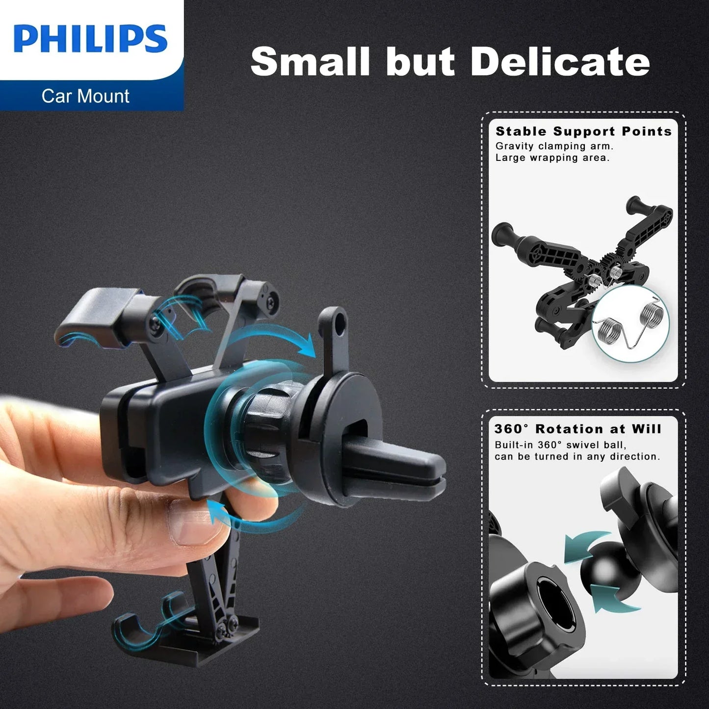 Philips Universal Car Phone Holder (DLK3601) RRP $39