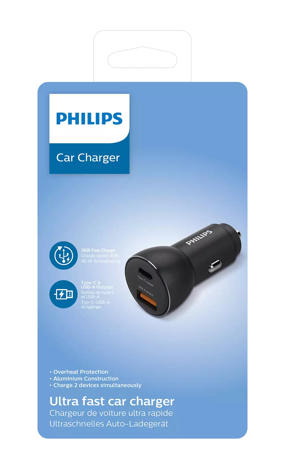 Philips QC+PD Car Charger (DLP2521) RRP $49