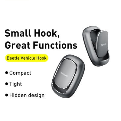 Baseus 2 PCS Beetle Vehicle Hook Dark RRP $39