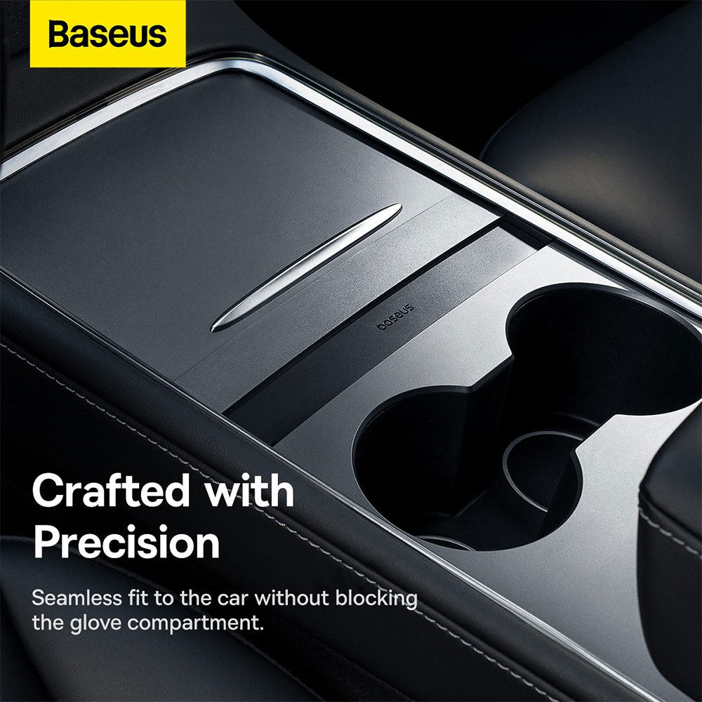 Baseus T-Space Series HUB for Tesla Cars (With a retractable 45W type-C cable)-Cluster Black RRP $179