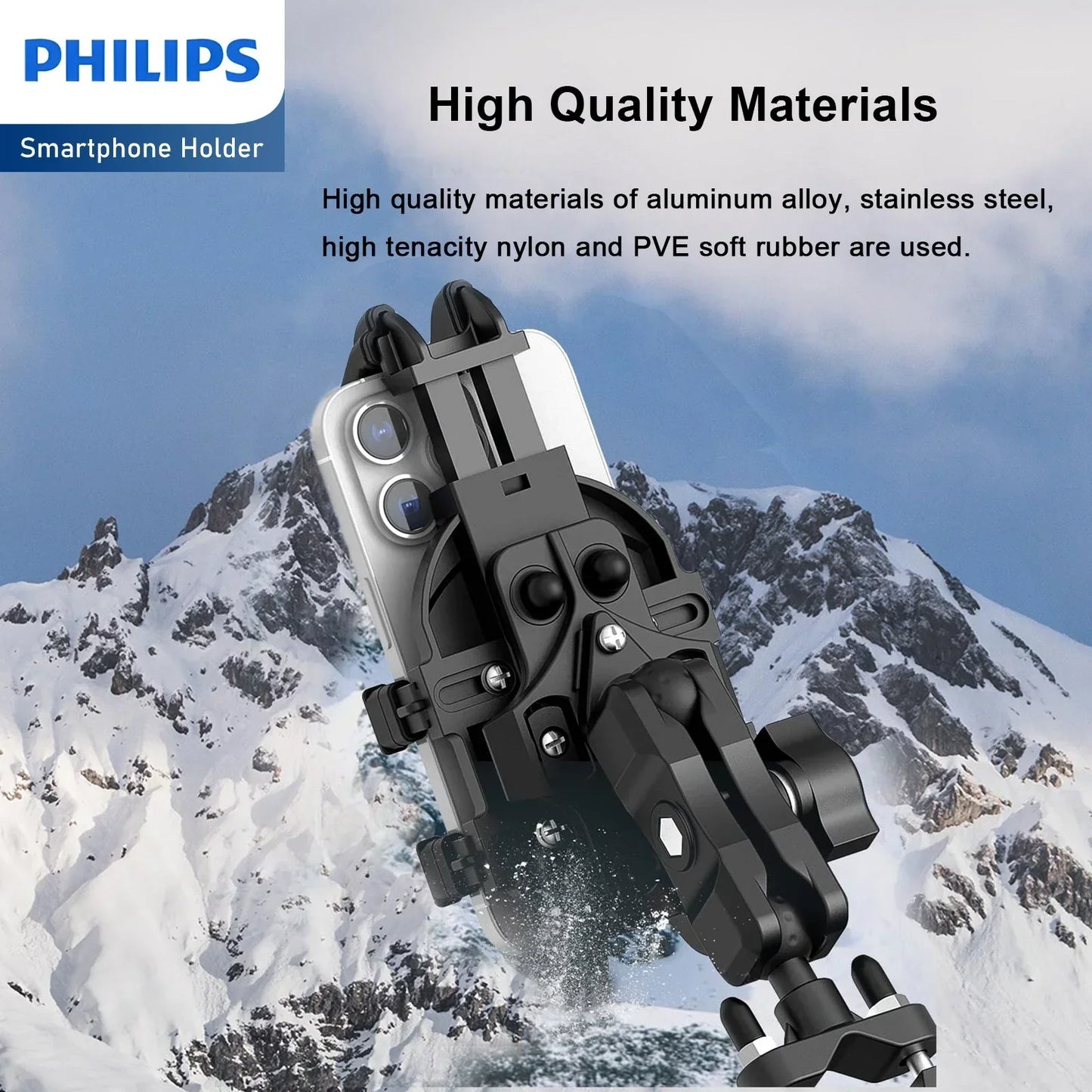 Philips Shockproof Phone Holder For Bike (DLK3536N) RRP $99