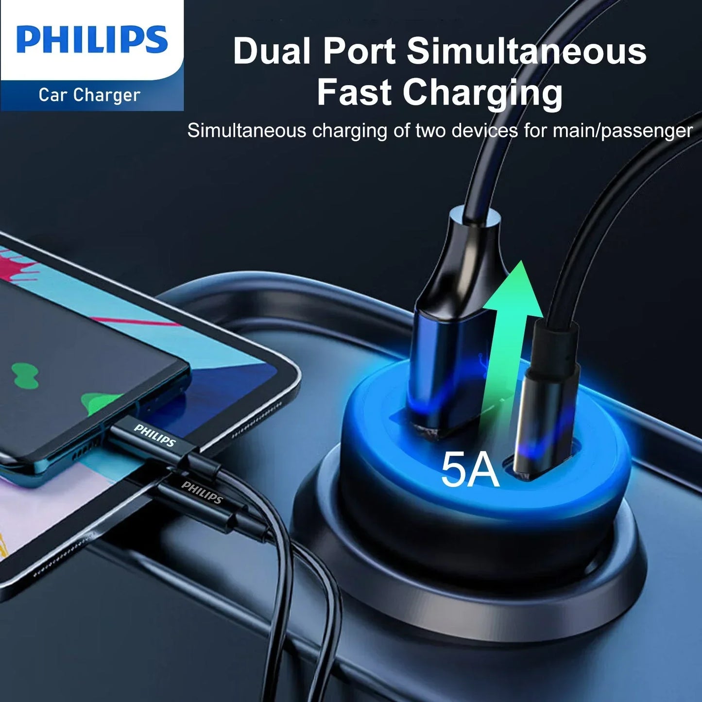 Philips QC+PD Car Charger (DLP2521) RRP $49