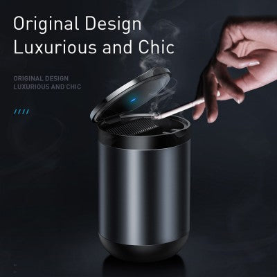 Baseus Premium Mini Car Ashtray with LED Light $39