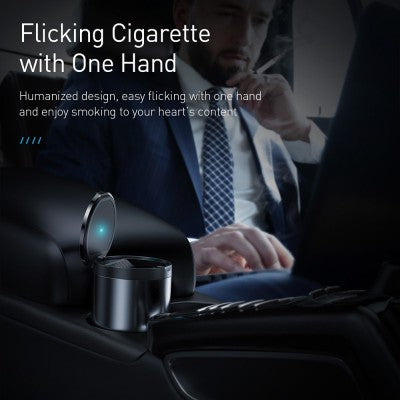 Baseus Premium Mini Car Ashtray with LED Light $39