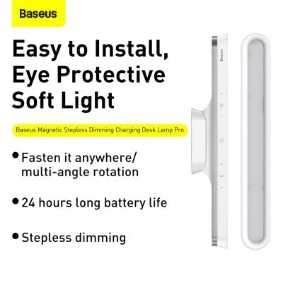 Baseus Magnetic Stepless Dimming Charging Desk Lamp Pro RRP $59