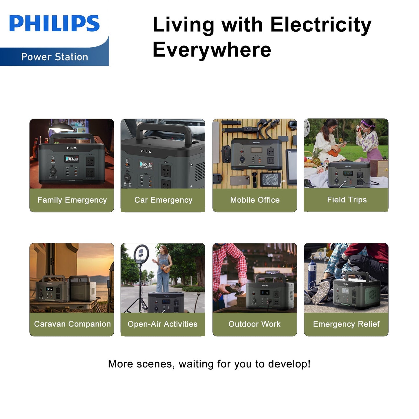 Philips Outdoor High Power 300W/600W/1000W Mobile Power Supply RRP $699 - $1699