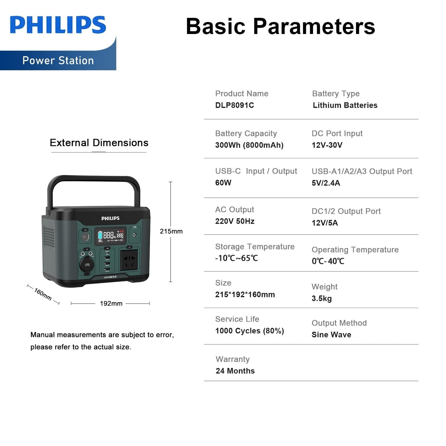 Philips Outdoor High Power 300W/600W/1000W Mobile Power Supply RRP $699 - $1699