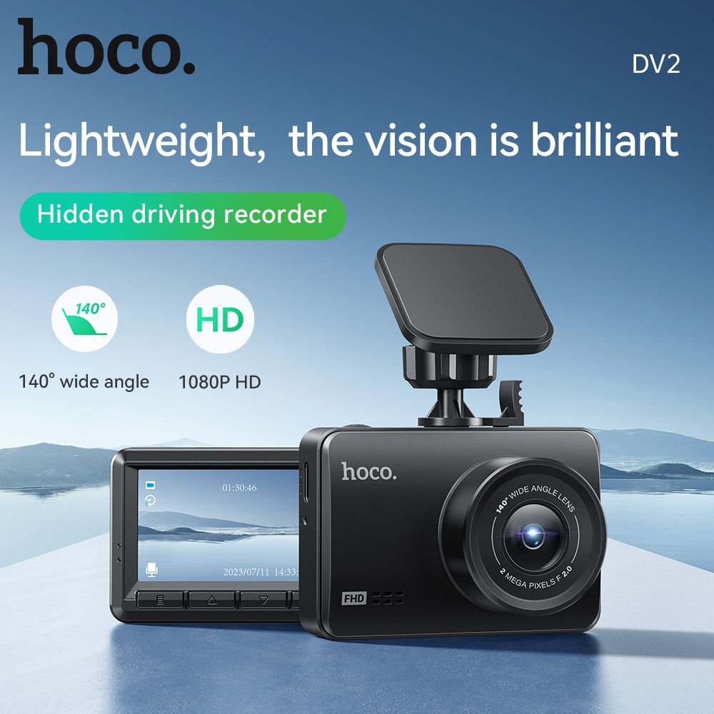 Hoco DV2 Driving Recorder With Display RRP $139