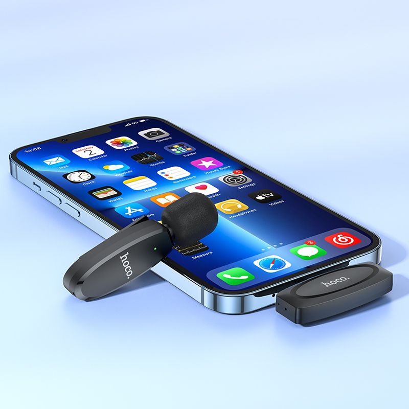 Hoco L15 Lightning Crystal Lavalier Wireless Digital Microphone RRP $59.99