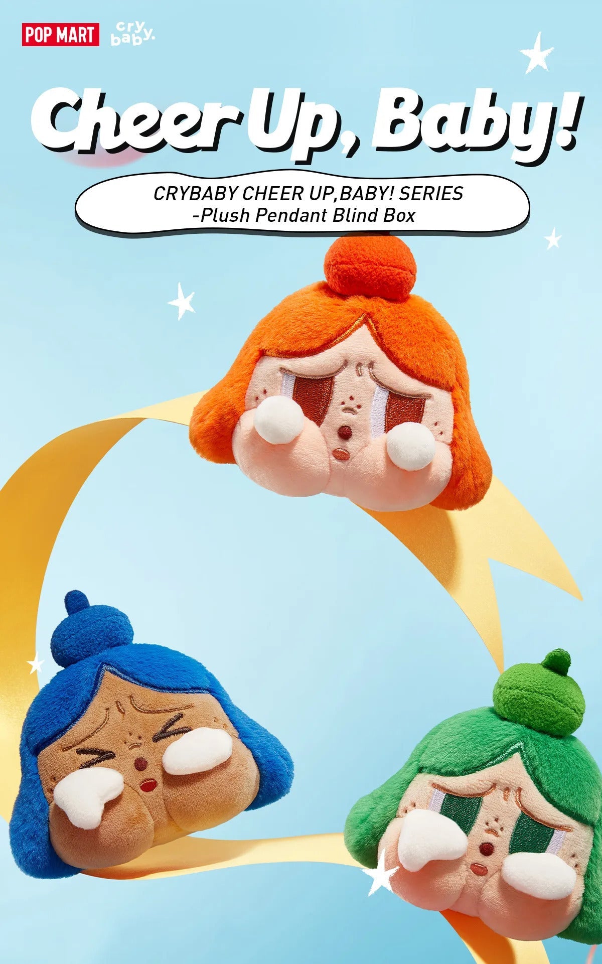 CRYBABY CHEER UP, BABY! SERIES-Plush Pendant Blind Box