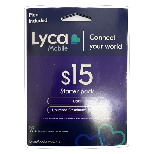 Lyca Prepaid Starter Pack $30