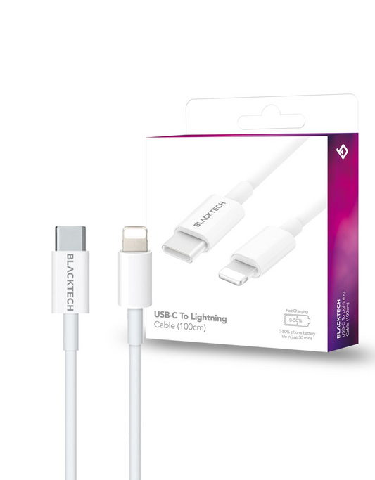 BLACKTECH USB-C To Lightning PD Fast Charging Cable 1M RRP $20 Each