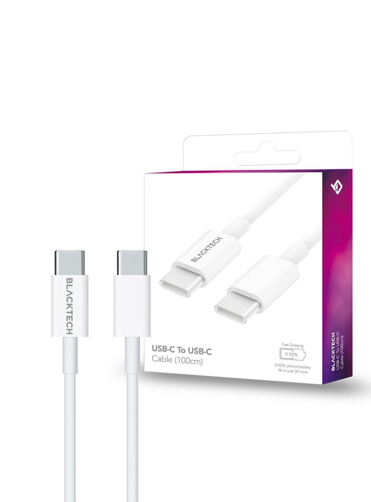 BLACKTECH USB-C To USB-C 65W Fast Charging Cable 1M RRP $20 Each