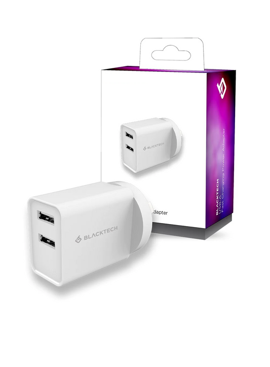 BLACKTECH USB-A Fast Charing Power Adapter - SAA Approved Product RRP $25