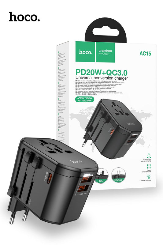 Hoco AC15 PD20W 1C2A Universal Charger RRP $69.99