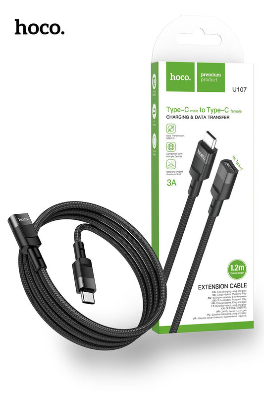 Hoco U107 USB-C Extension Cable 120cm RRP $25