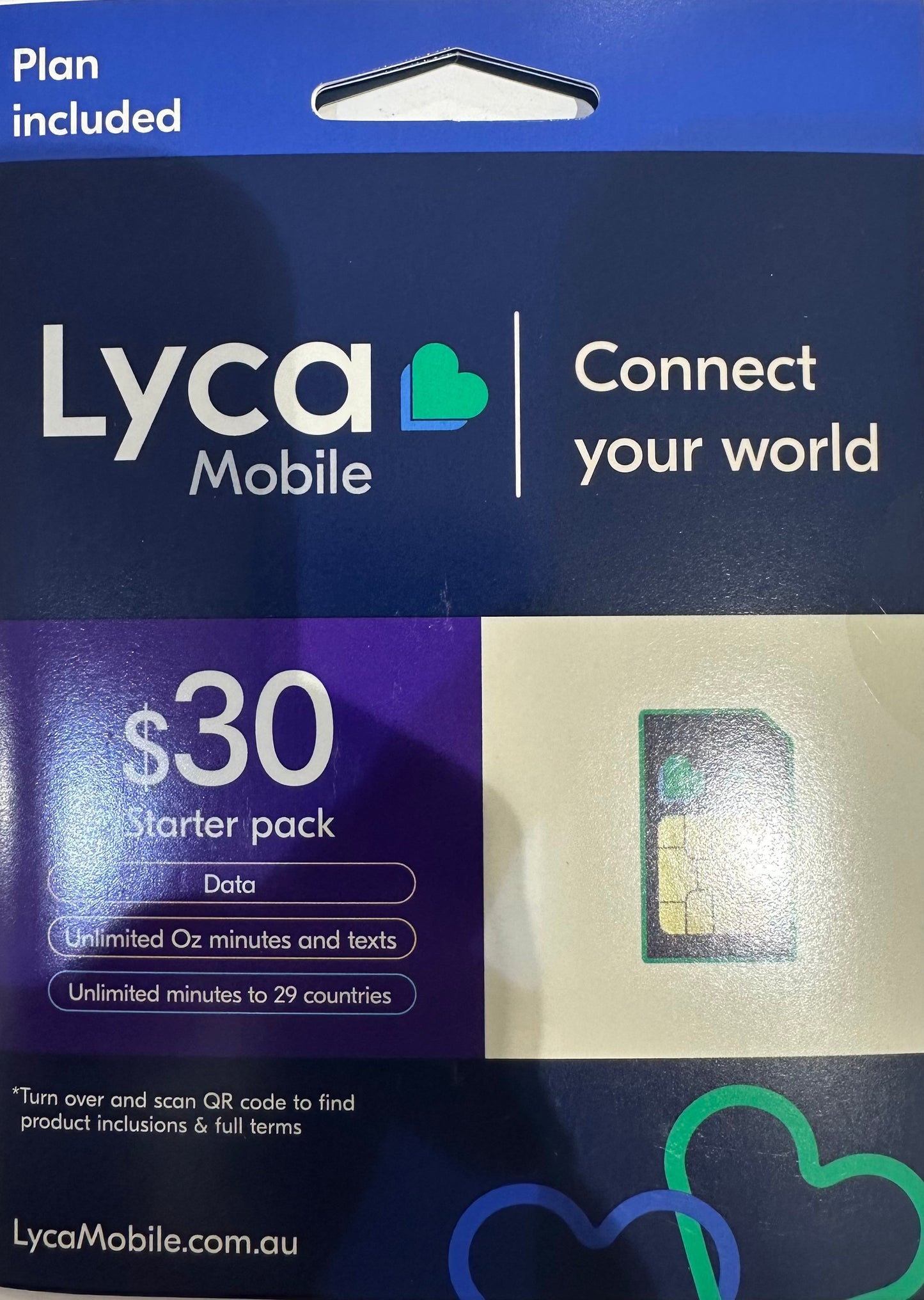 Lyca Prepaid Starter Pack $30