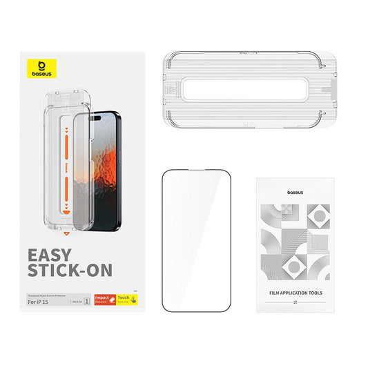 Baseus Sapphire Series HD Tempered Glass Screen Protector (with Dust Filter Installation Kit) Easy Install RRP $29